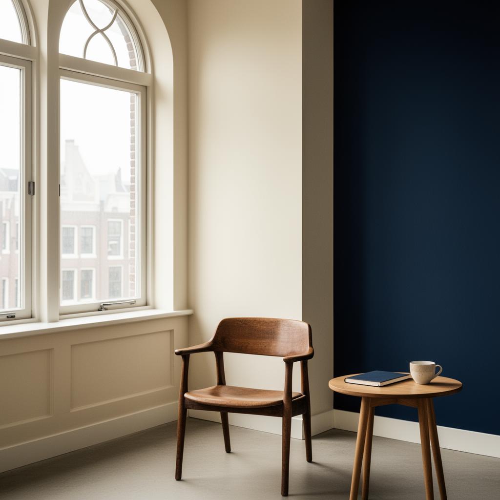 Amsterdam grachten bij avondlicht